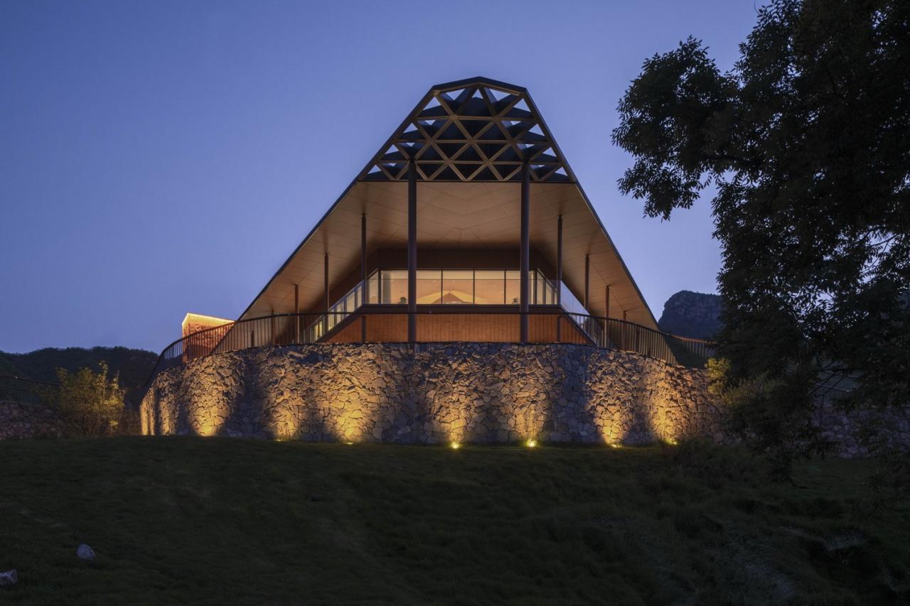 BIM建筑|化作天上的星星, 静美的灵魂栖息地：石家庄安德生命纪念公园·云镜 / 小隐建筑