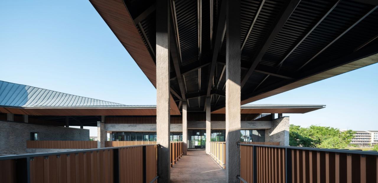 BIM建筑|台州路廊驿站 / 园舍建筑景观