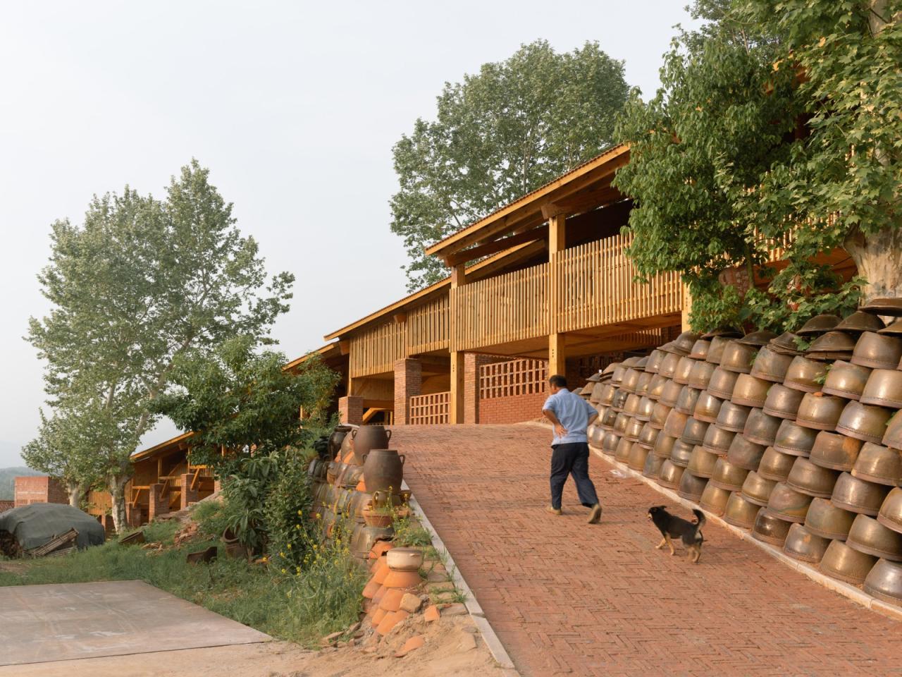 BIM建筑|安徽潜山痘姆龙窑及非遗客厅 / 灰空间建筑事务所