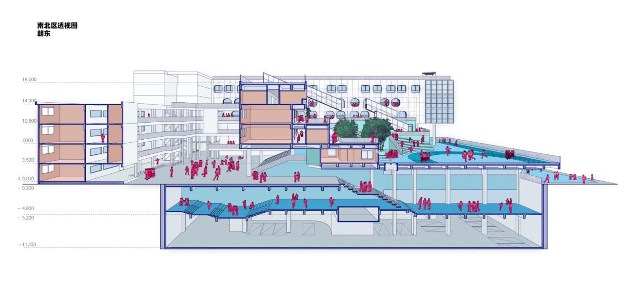 BIM建筑|学习层台—深圳福强小学 / 众建筑