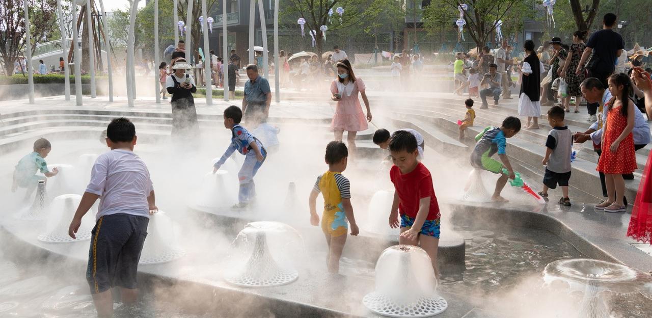 BIM建筑|景观设计：麓湖水线公园 / Lab D+H