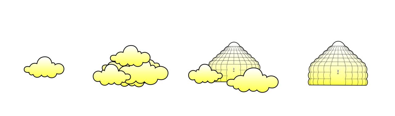 BIM建筑|充气蒙古包 Air Ger / 阁尔工作室