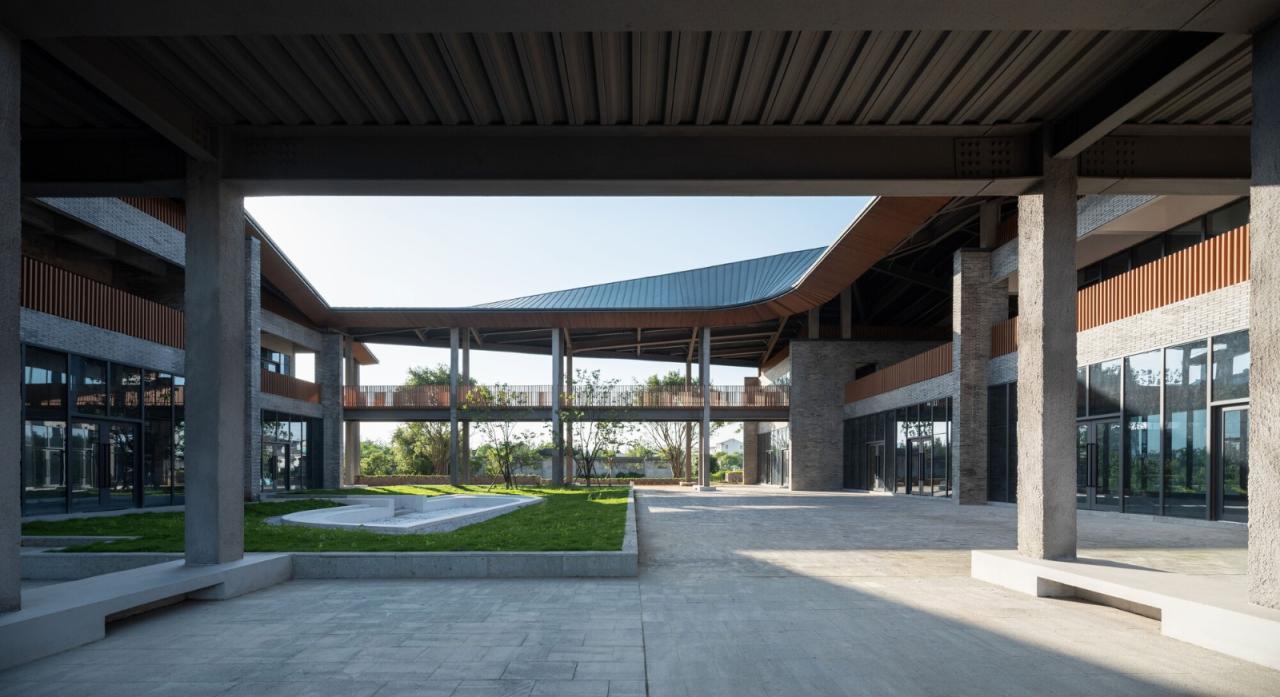 BIM建筑|台州路廊驿站 / 园舍建筑景观