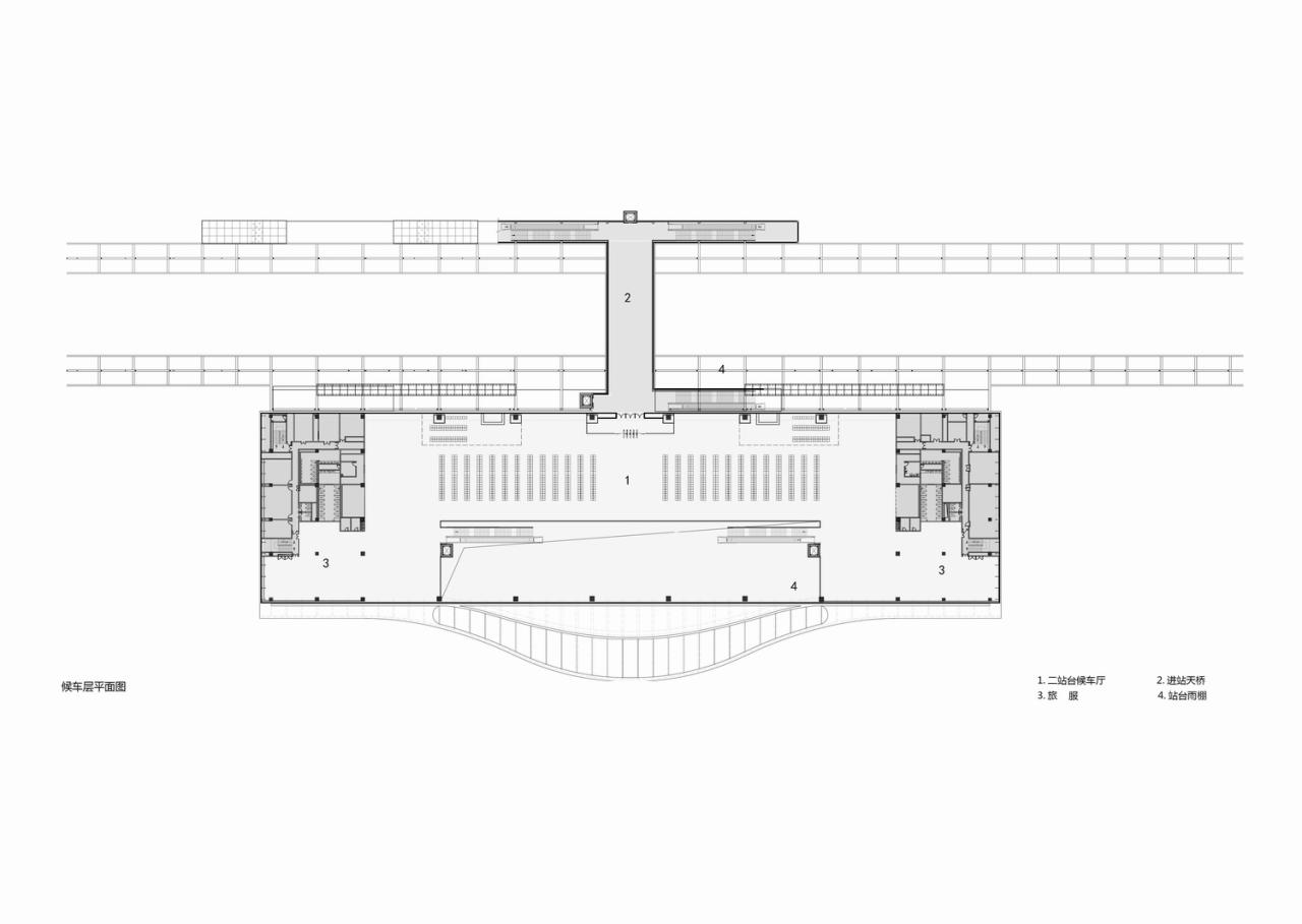 BIM建筑|新建沪渝蓉高铁武宜段——汉川东站 / 中南建筑设计院股份有限公司