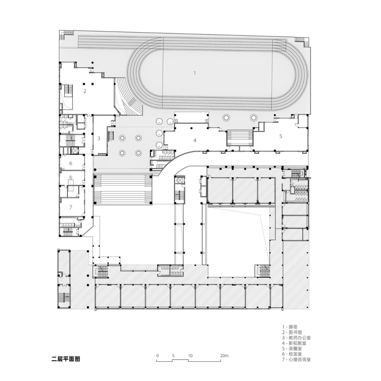 BIM建筑|学习层台—深圳福强小学 / 众建筑