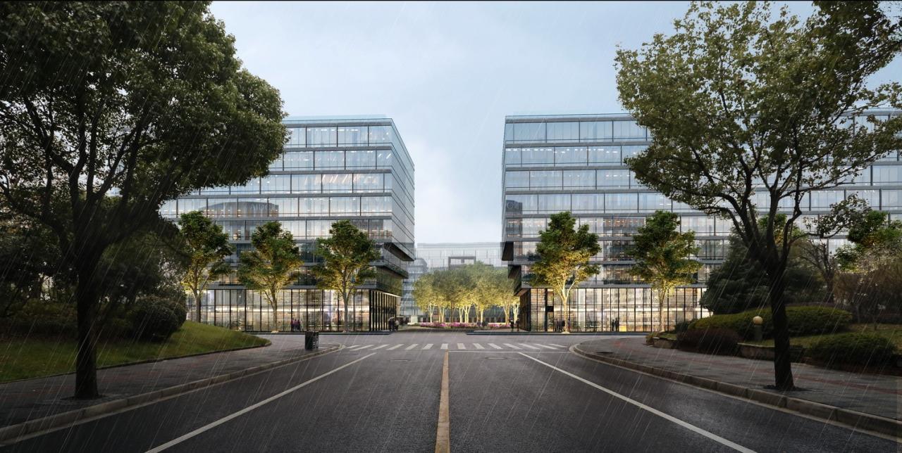 BIM建筑|律动绿洲，超越凝固时刻：临空超大型围合式建筑 / BAU建筑与城市设计事务所