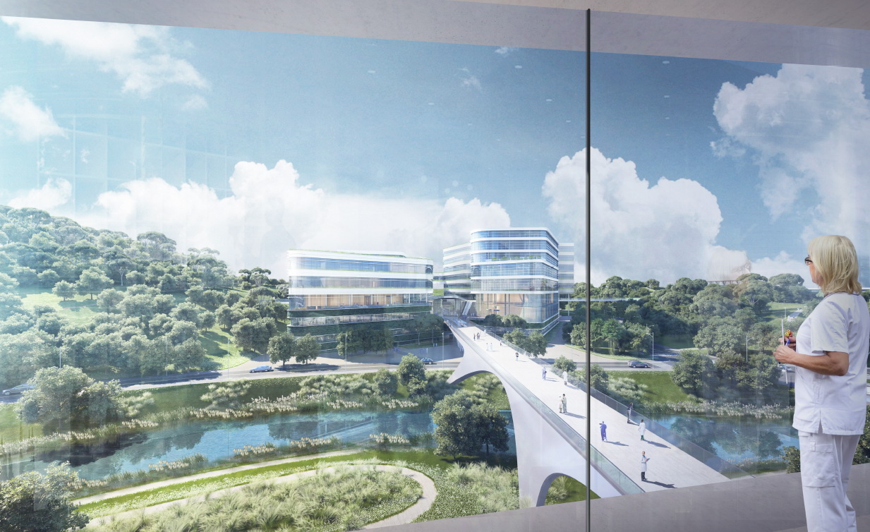 BIM建筑|以山水动脉形塑医校综合体：南方科技大学医学院及 南方科技大学附属医院 / 盖博建筑设计事务所