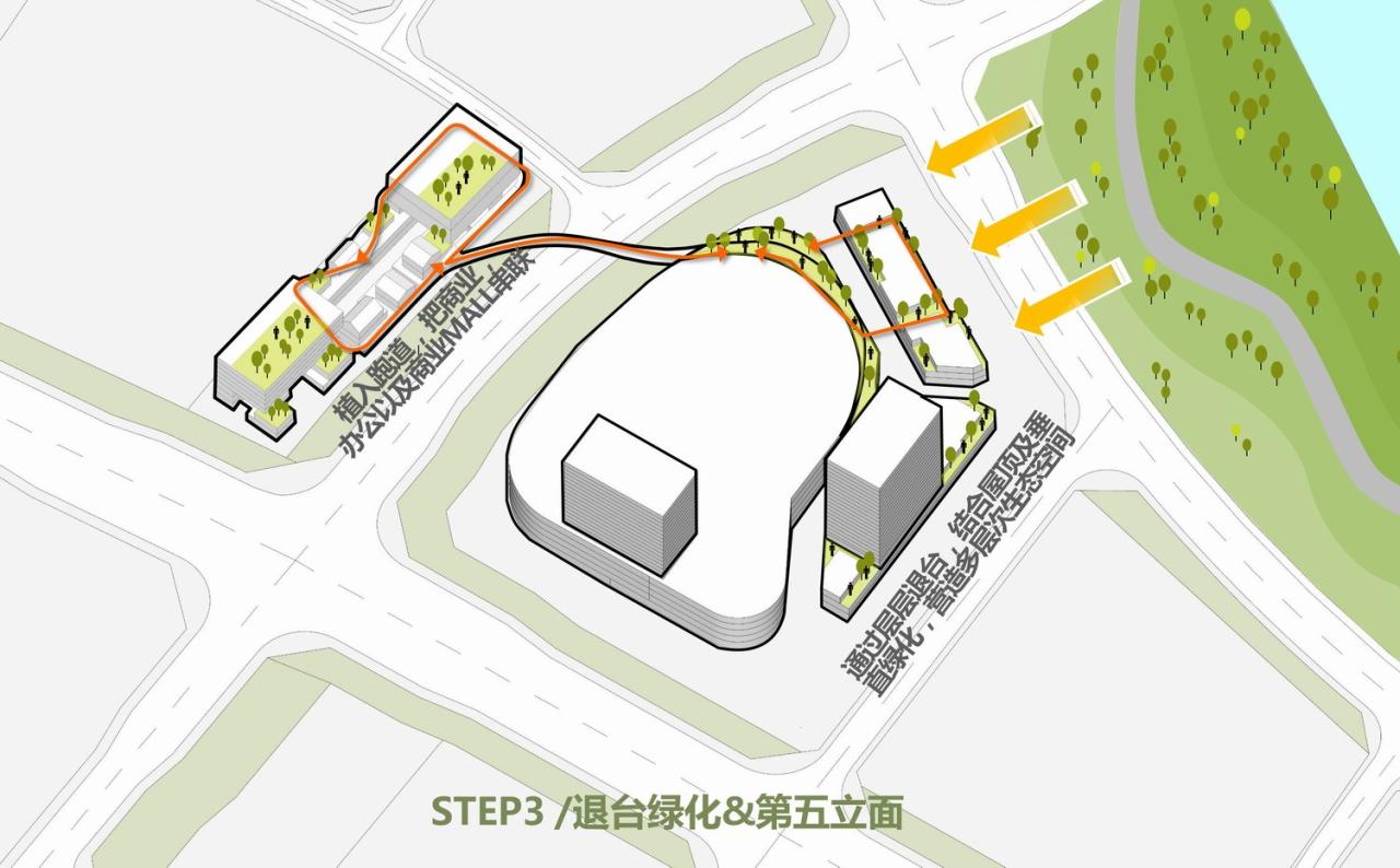 BIM建筑|山水之城·泰汶城市广场 / 简和建筑