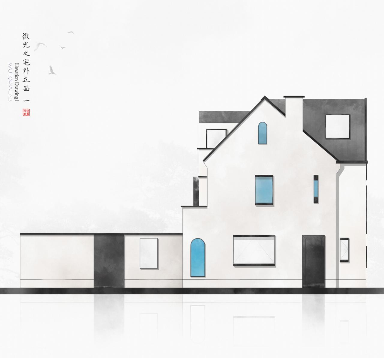 BIM建筑|微光之宅 / Wutopia Lab