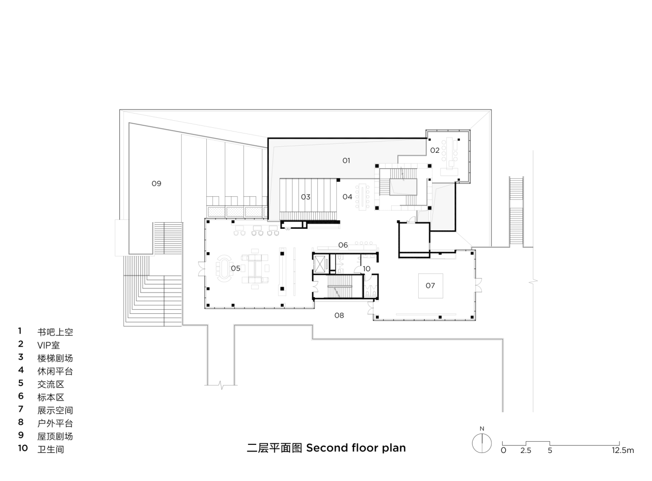 BIM建筑|光的中庭：泊心域社区邻里中心 / 孟凡浩-line+建筑事务所