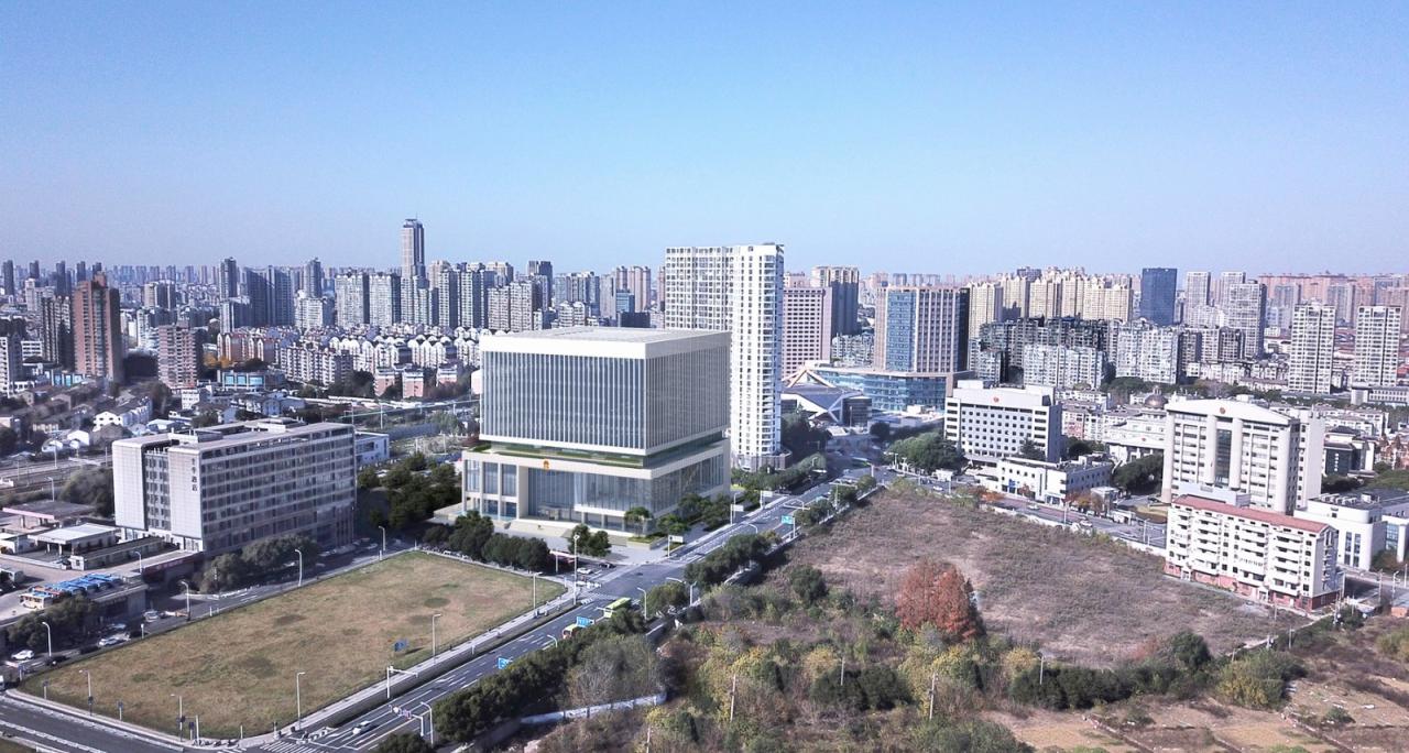 BIM建筑|凝固的正义•常州市中级人民法院扩建 / 简和建筑