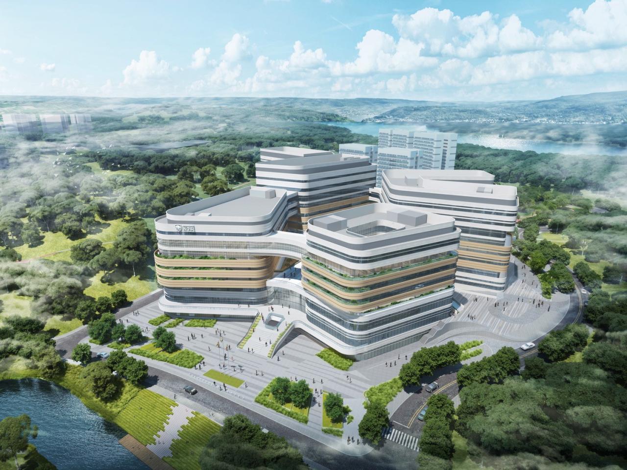 BIM建筑|以山水动脉形塑医校综合体：南方科技大学医学院及 南方科技大学附属医院 / 盖博建筑设计事务所