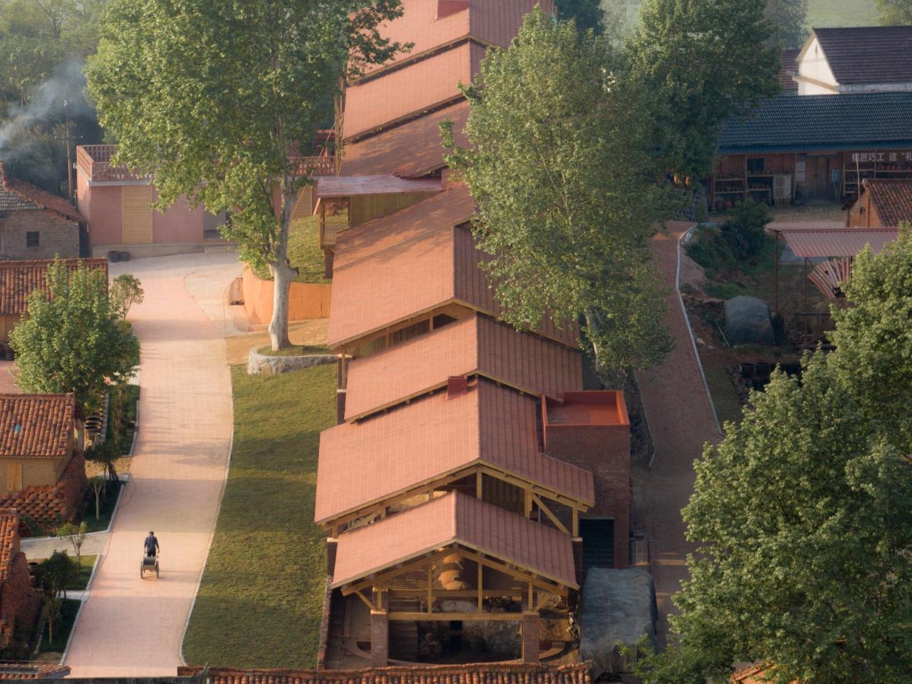 BIM建筑|安徽潜山痘姆龙窑及非遗客厅 / 灰空间建筑事务所