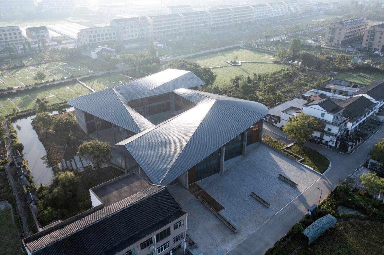 BIM建筑|台州路廊驿站 / 园舍建筑景观