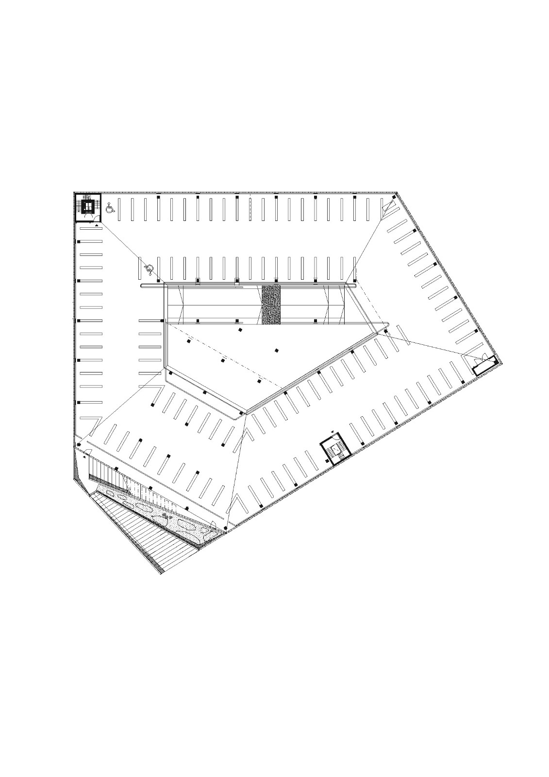 BIM建筑|梯田停车场 Saukonlaituri / ALA Architects