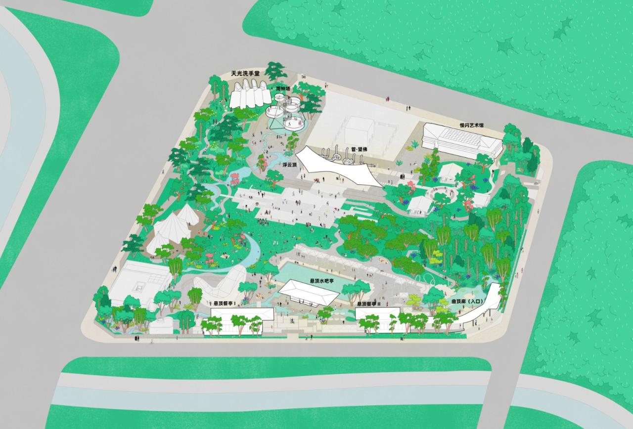 BIM建筑|天光洗手堂 / 众建筑