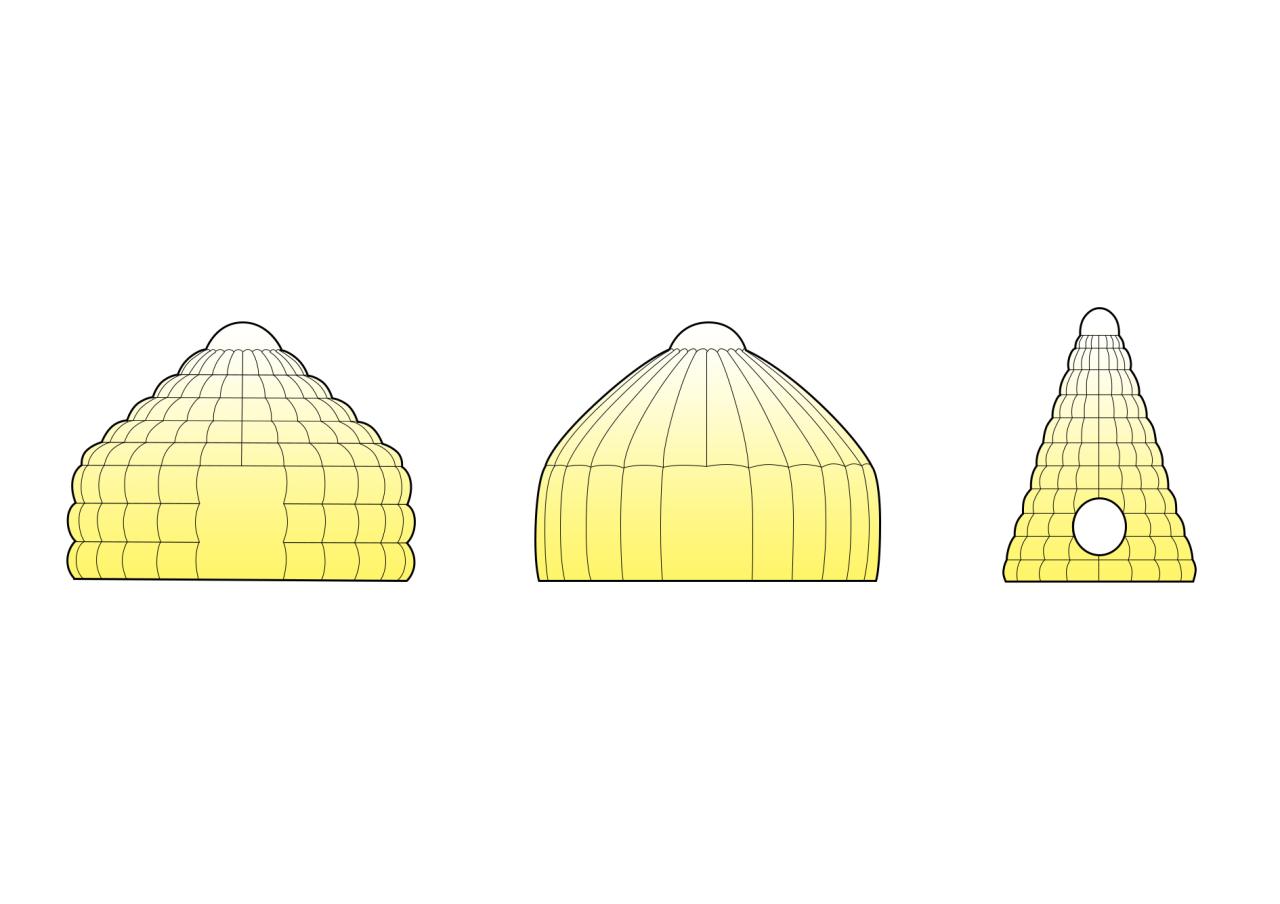 BIM建筑|充气蒙古包 Air Ger / 阁尔工作室