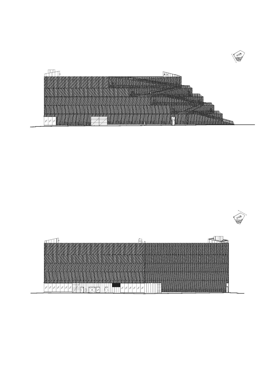 BIM建筑|梯田停车场 Saukonlaituri / ALA Architects