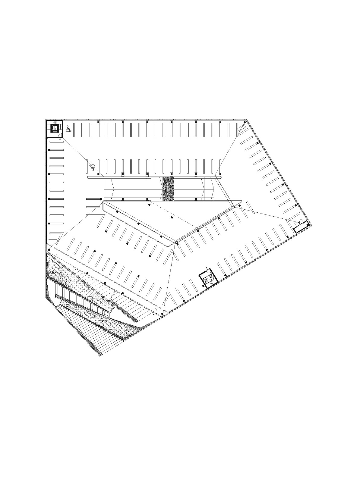 BIM建筑|梯田停车场 Saukonlaituri / ALA Architects