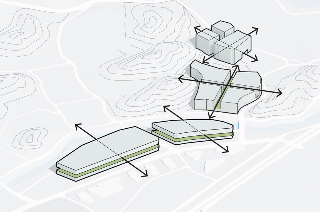 BIM建筑|以山水动脉形塑医校综合体：南方科技大学医学院及 南方科技大学附属医院 / 盖博建筑设计事务所