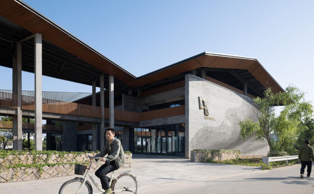 BIM建筑|台州路廊驿站 / 园舍建筑景观