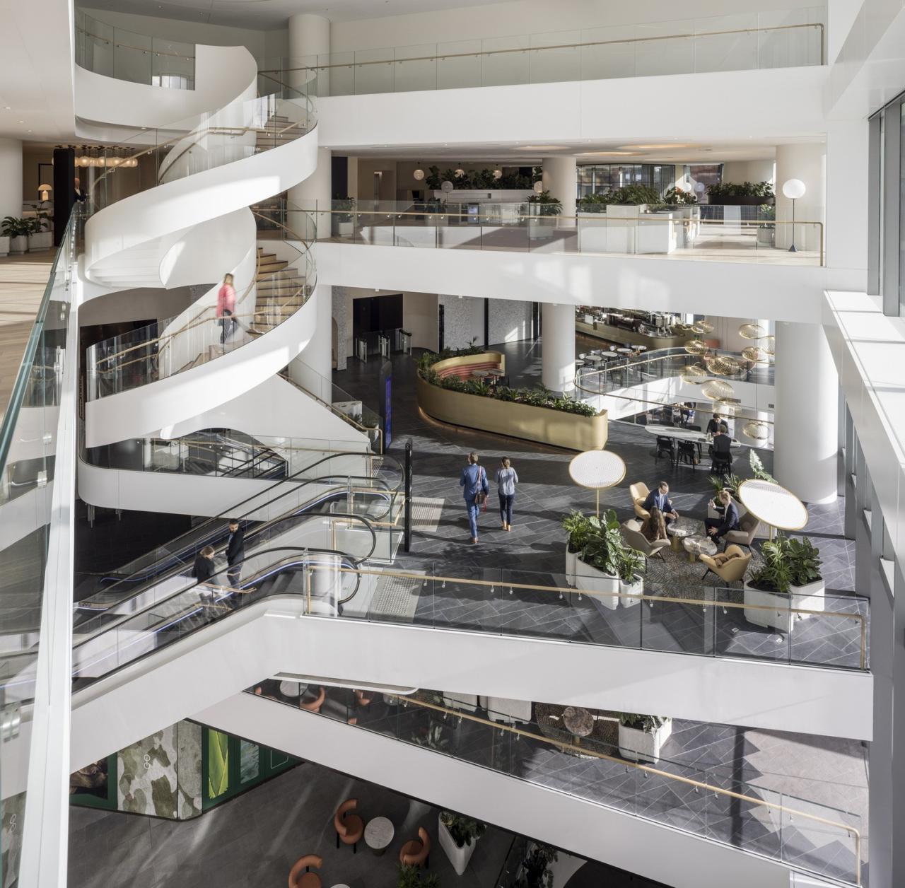 BIM建筑|首个塔楼改造 Quay Quarter，‘嫁接’新楼板 / 3XN