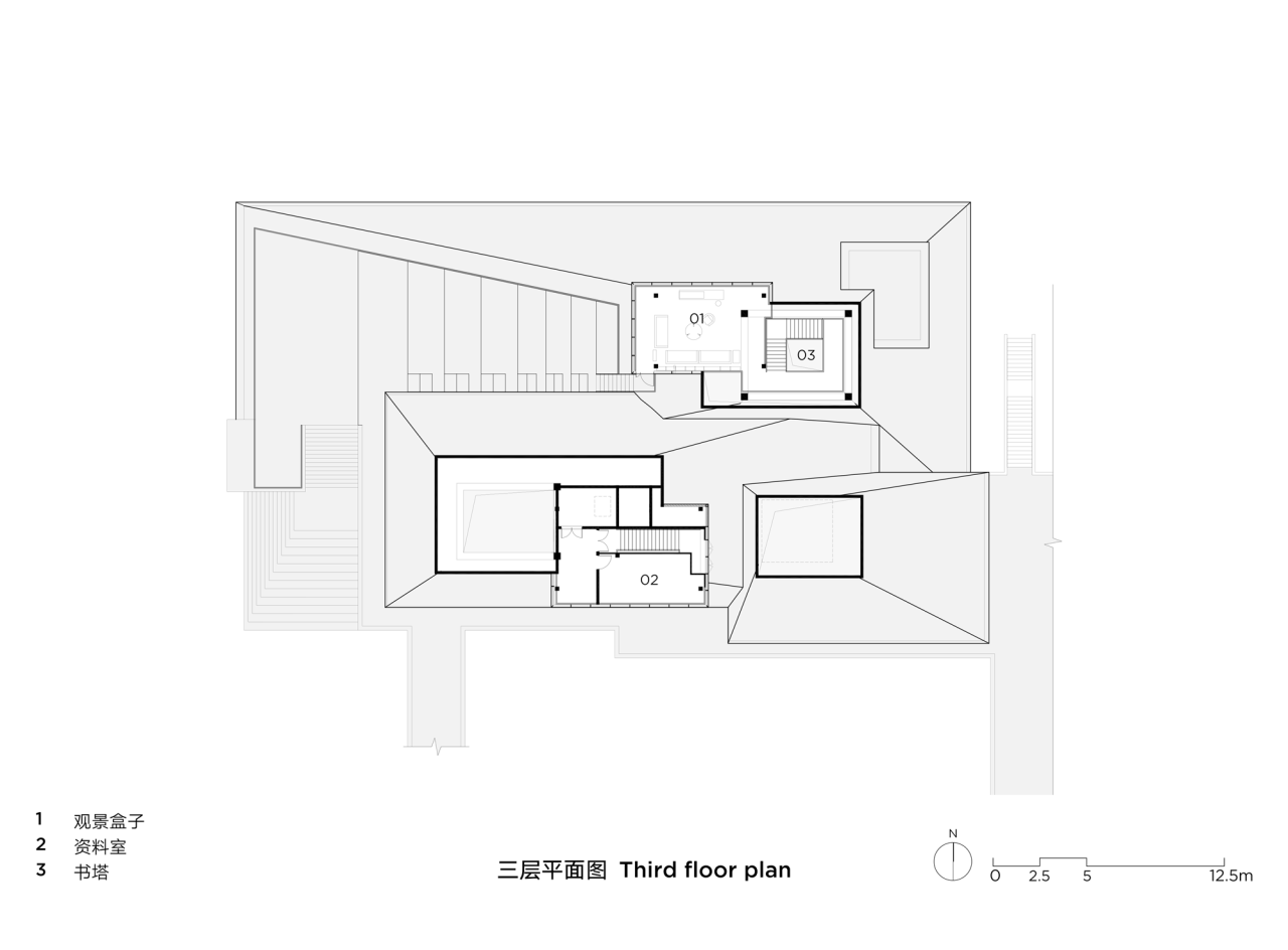 BIM建筑|光的中庭：泊心域社区邻里中心 / 孟凡浩-line+建筑事务所