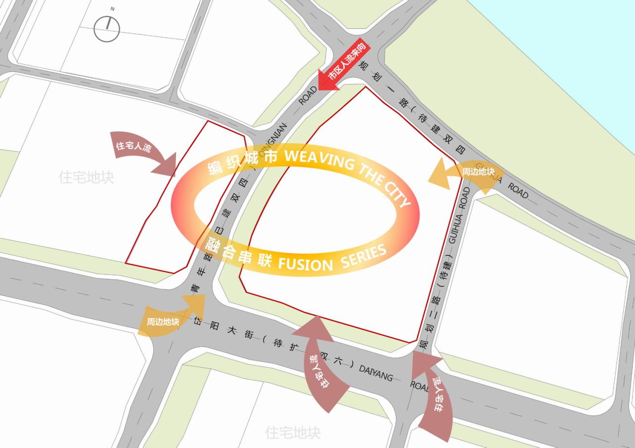 BIM建筑|山水之城·泰汶城市广场 / 简和建筑