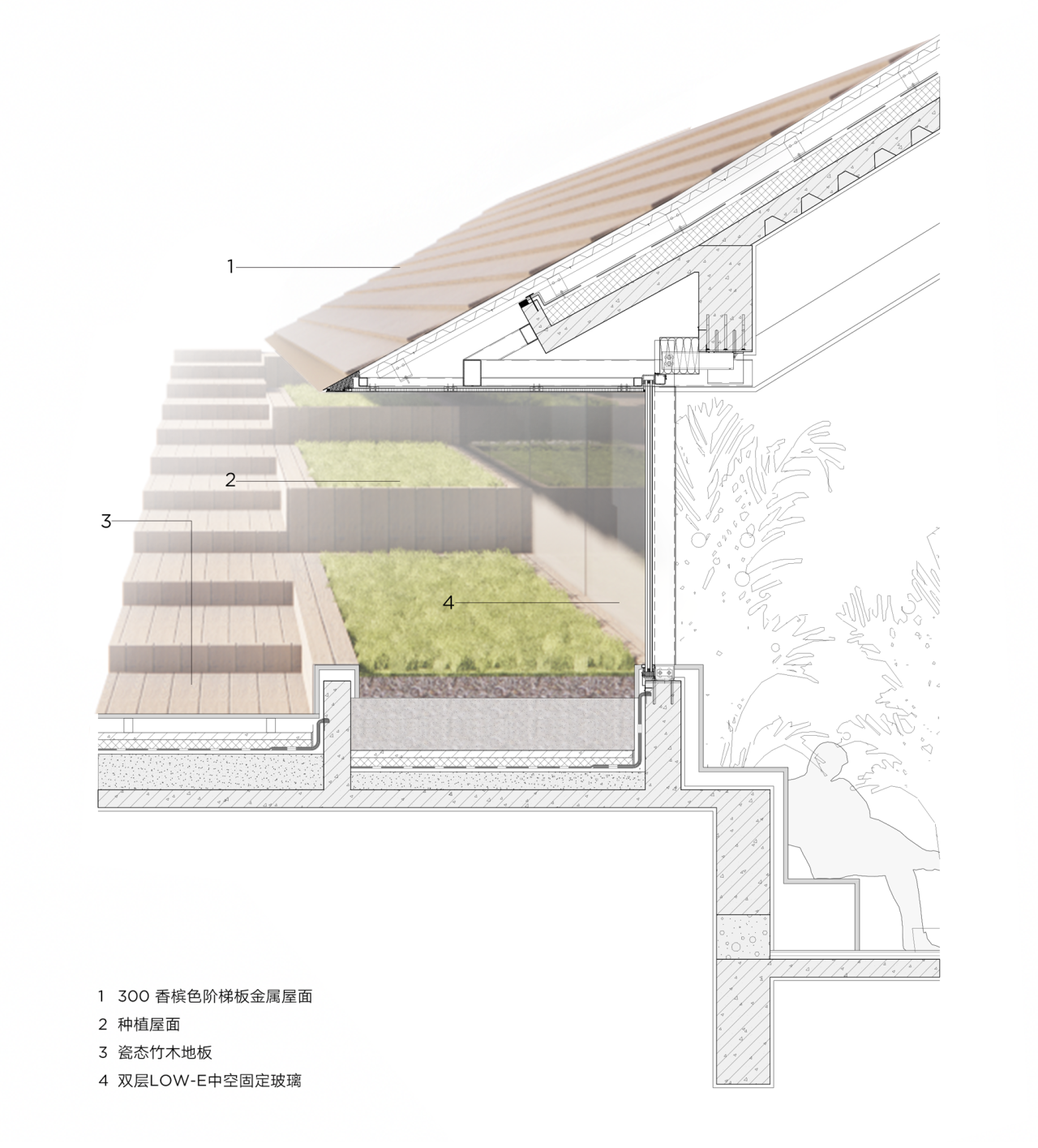 BIM建筑|光的中庭：泊心域社区邻里中心 / 孟凡浩-line+建筑事务所