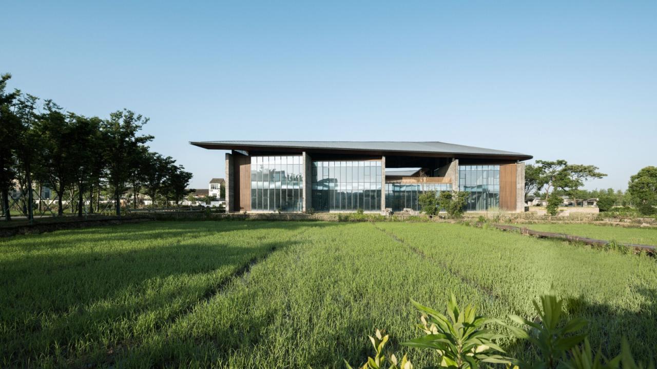 BIM建筑|台州路廊驿站 / 园舍建筑景观