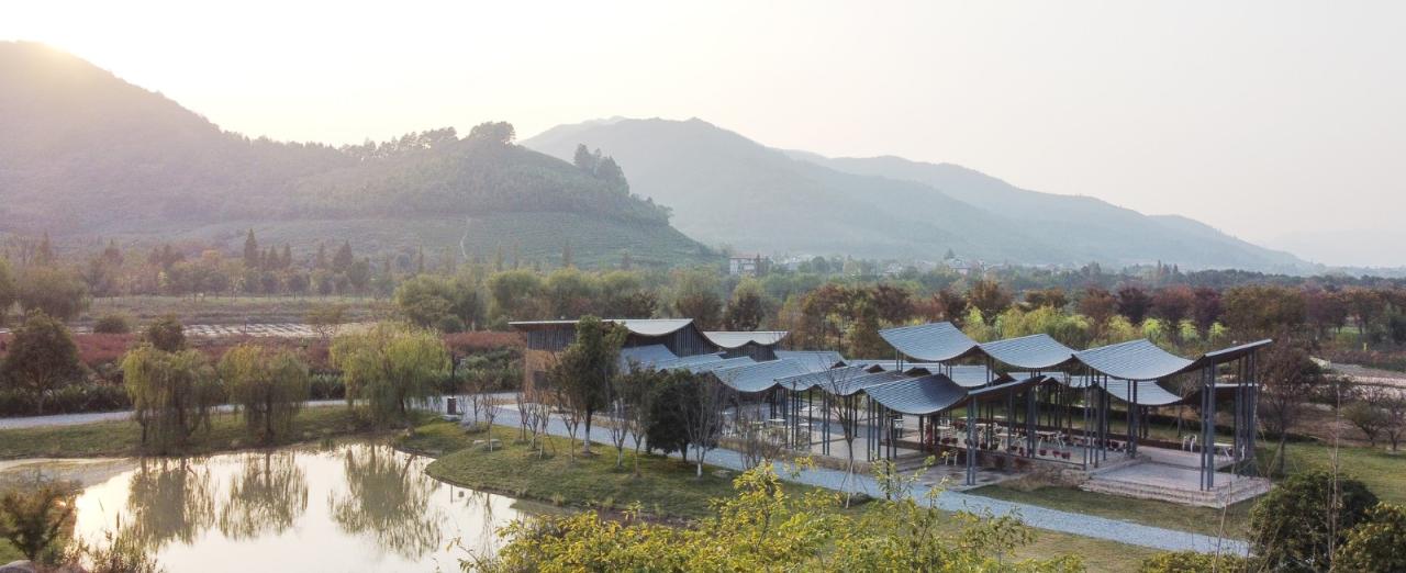 BIM建筑|径山花海帐亭 / 浙江农林大学园林设计院 + 杭州东维建筑