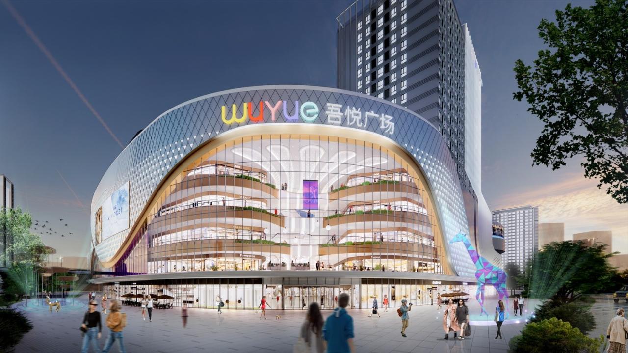 BIM建筑|山水之城·泰汶城市广场 / 简和建筑