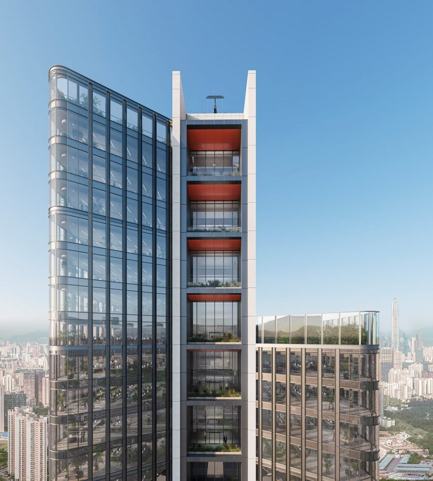 BIM建筑|RSHP在深圳设计开放式巨构超高层