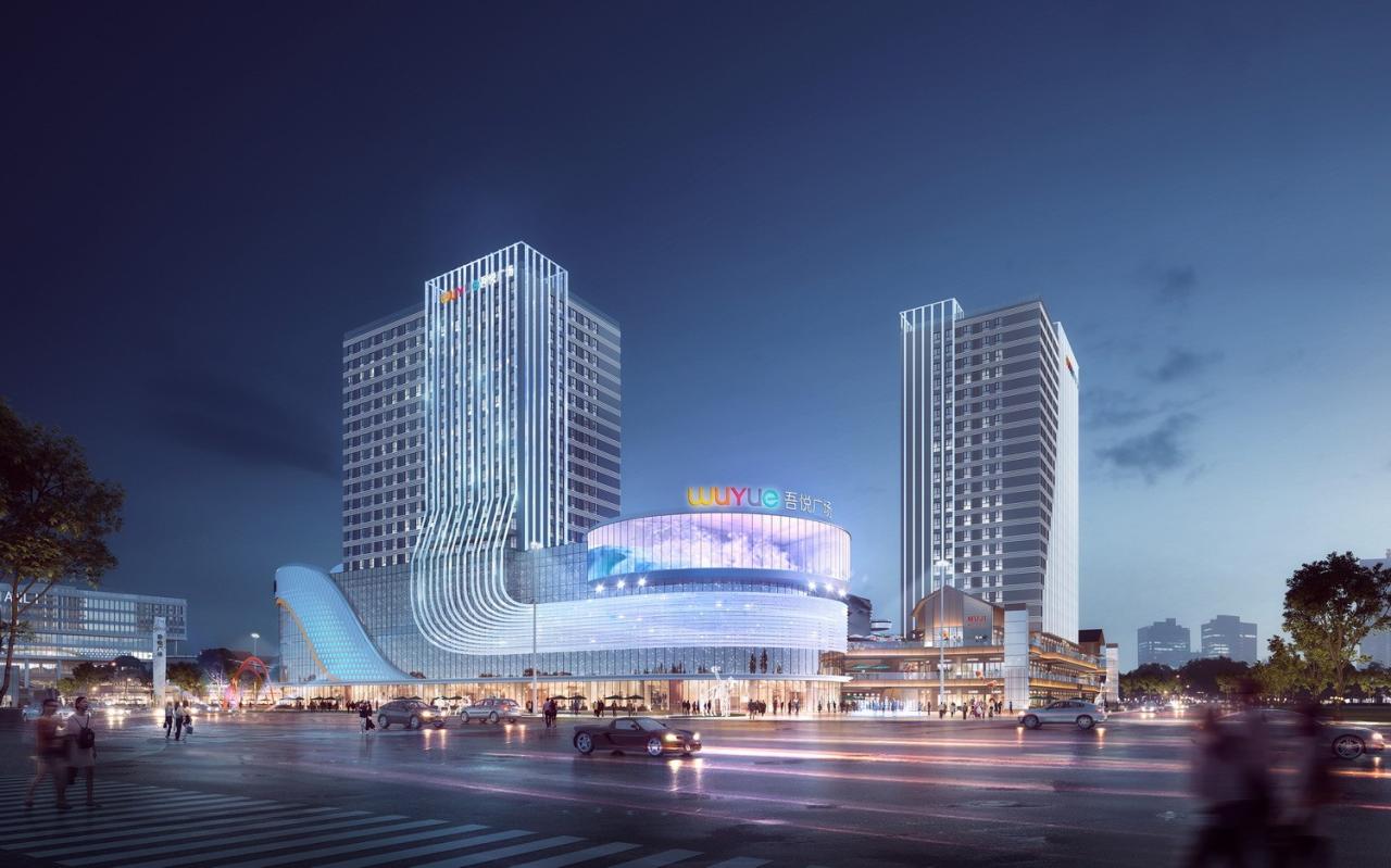 BIM建筑|山水之城·泰汶城市广场 / 简和建筑