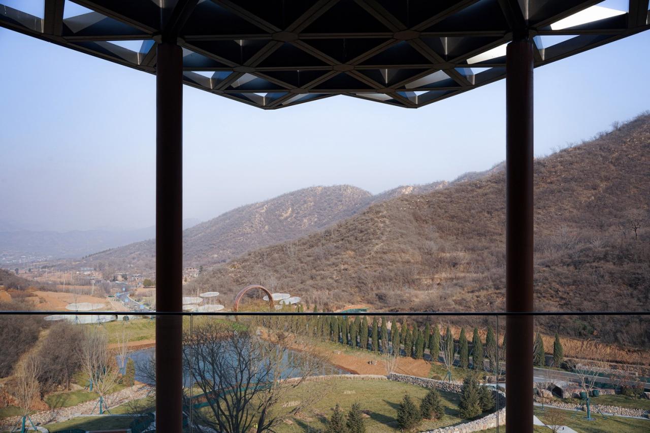 BIM建筑|化作天上的星星, 静美的灵魂栖息地：石家庄安德生命纪念公园·云镜 / 小隐建筑