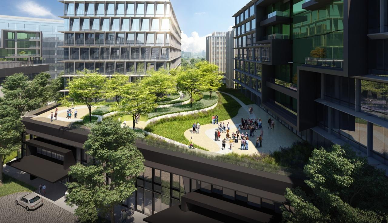 BIM建筑|律动绿洲，超越凝固时刻：临空超大型围合式建筑 / BAU建筑与城市设计事务所