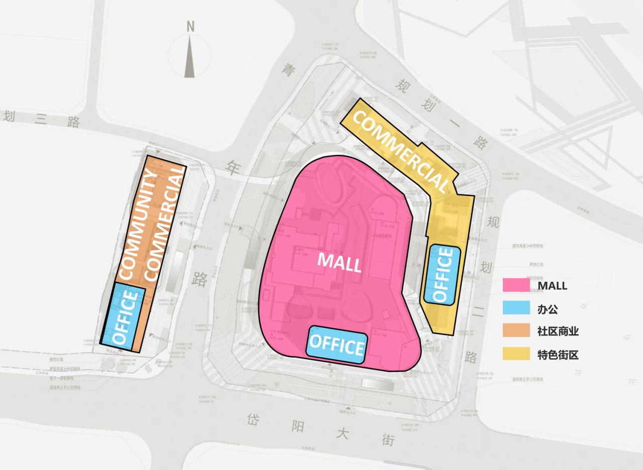 BIM建筑|山水之城·泰汶城市广场 / 简和建筑