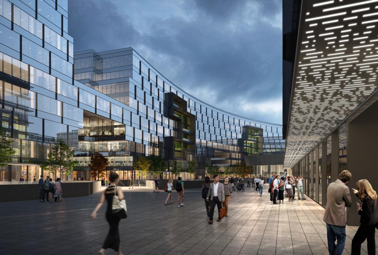 BIM建筑|律动绿洲，超越凝固时刻：临空超大型围合式建筑 / BAU建筑与城市设计事务所