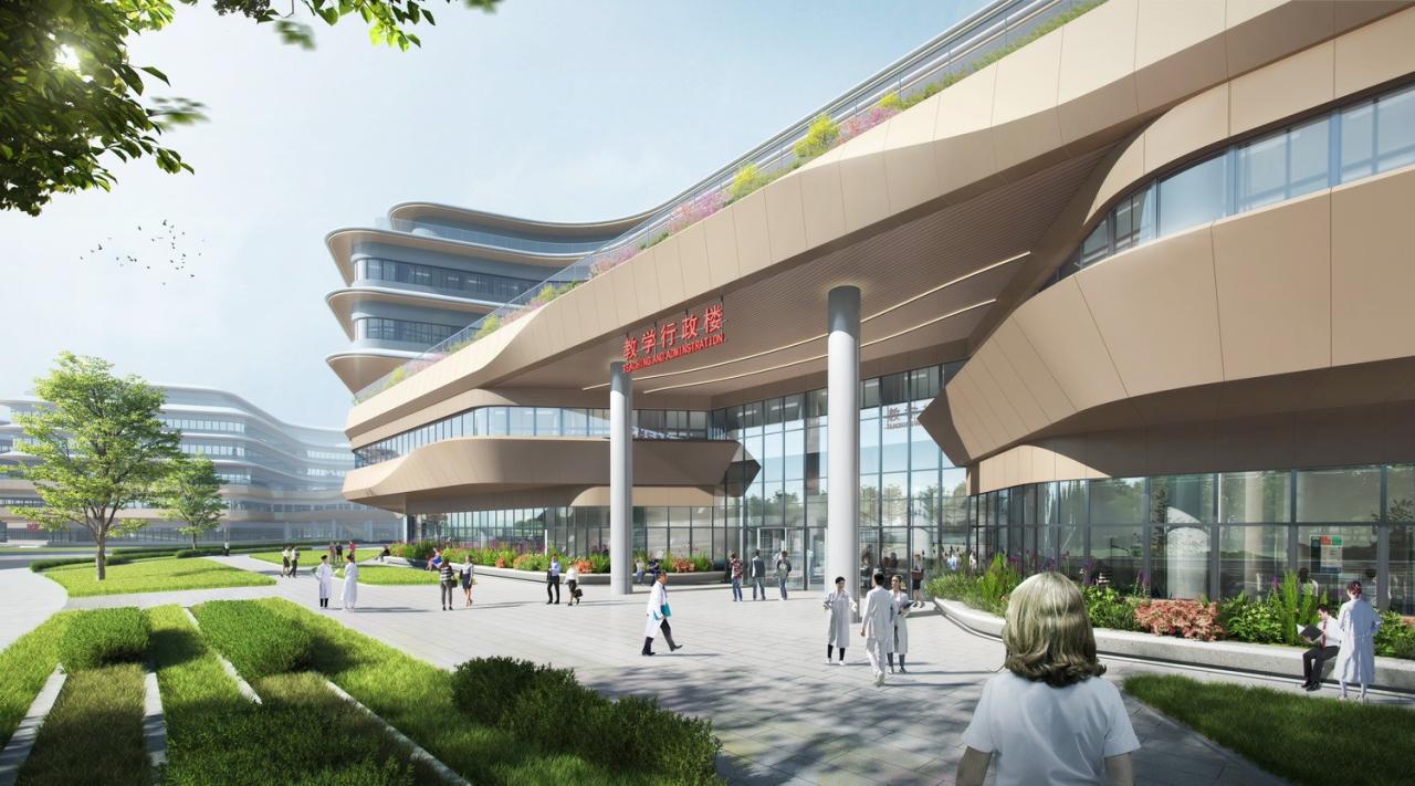 BIM建筑|以山水动脉形塑医校综合体：南方科技大学医学院及 南方科技大学附属医院 / 盖博建筑设计事务所