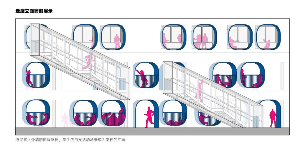 BIM建筑|学习层台—深圳福强小学 / 众建筑