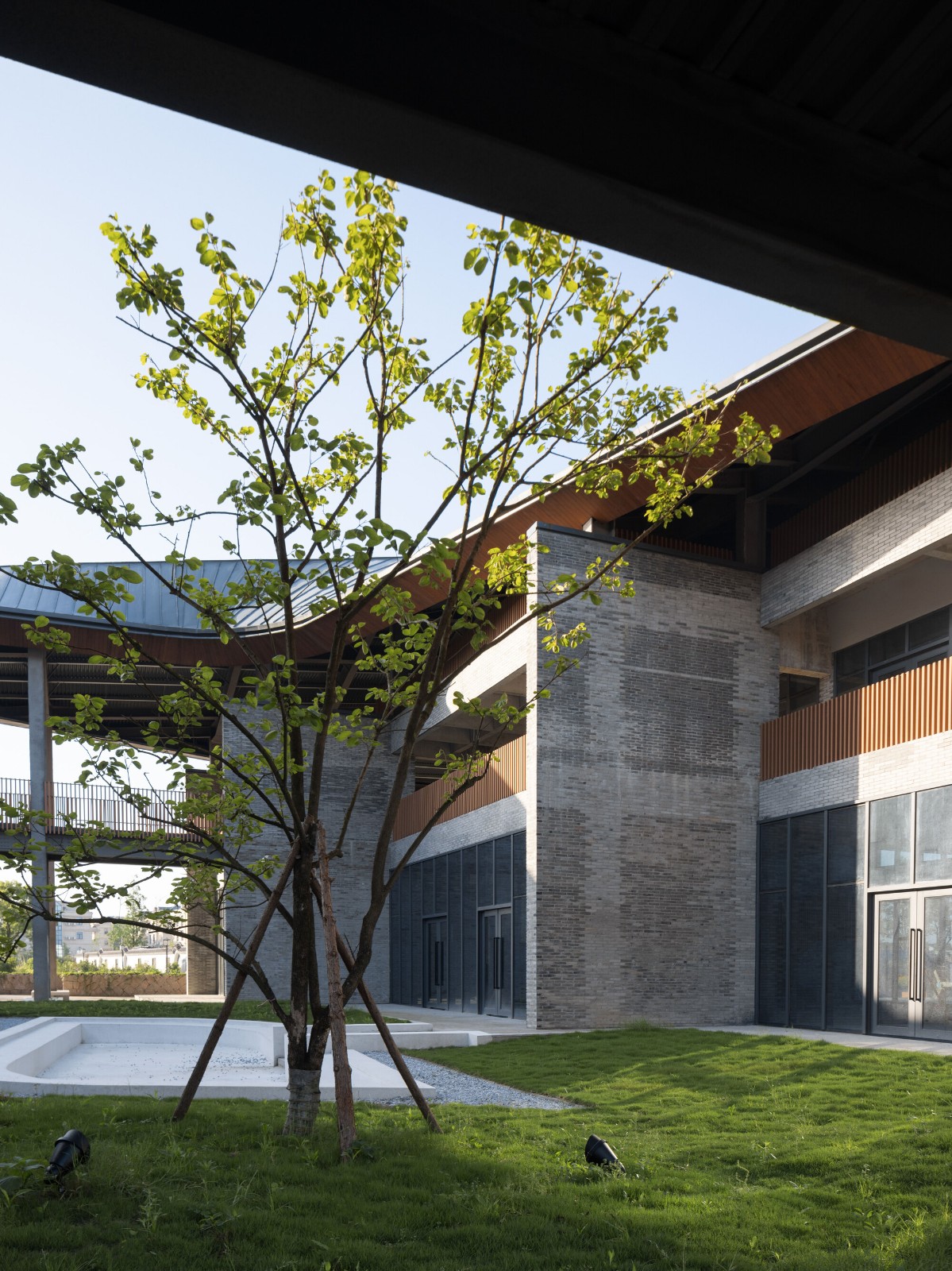 BIM建筑|台州路廊驿站 / 园舍建筑景观