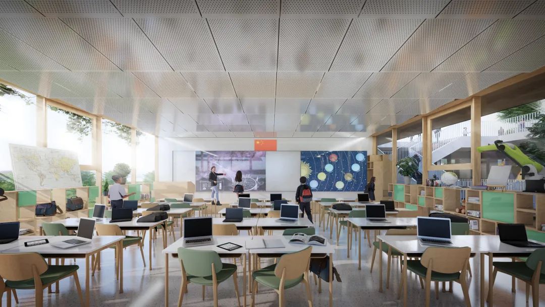 BIM建筑|拥抱童真的“绿野小镇” 原创 ：杭州钱江新城的未来校园 / 10 Design