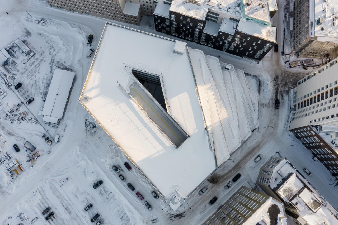 BIM建筑|梯田停车场 Saukonlaituri / ALA Architects