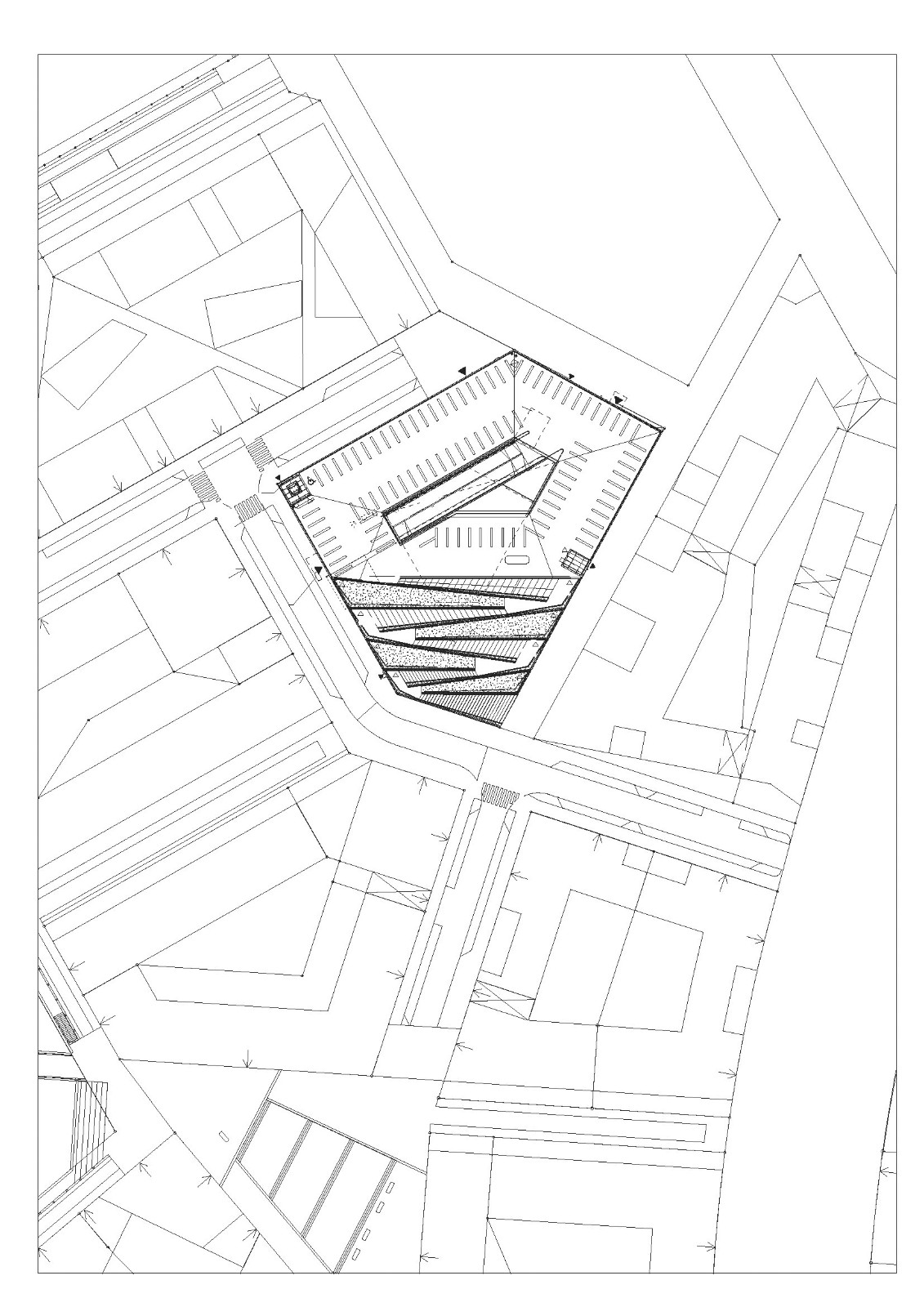 BIM建筑|梯田停车场 Saukonlaituri / ALA Architects