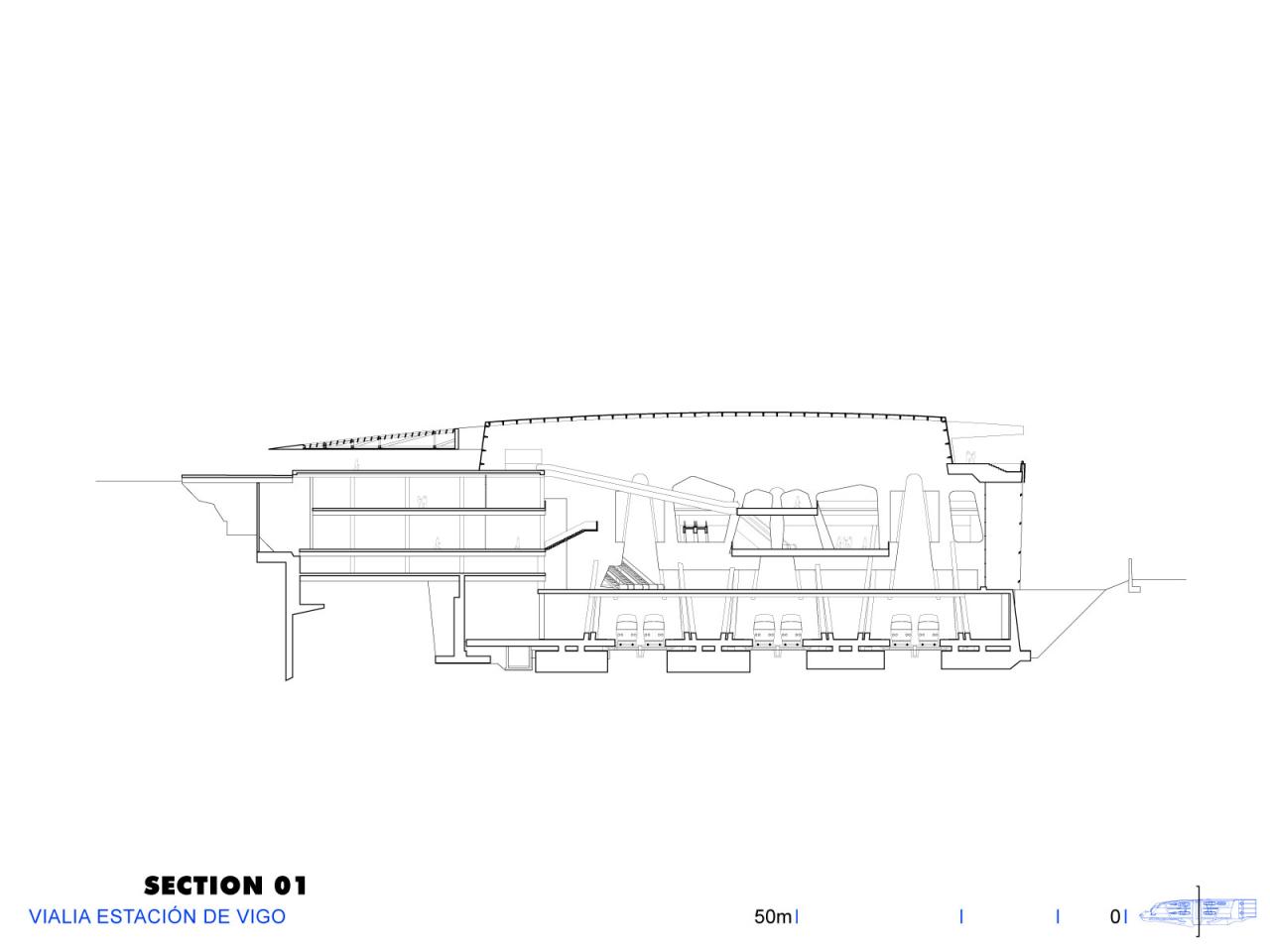 BIM建筑|混合用途的交通综合体 西班牙维亚利亚比戈综合交通枢纽站 / 墨菲西斯建筑事务所