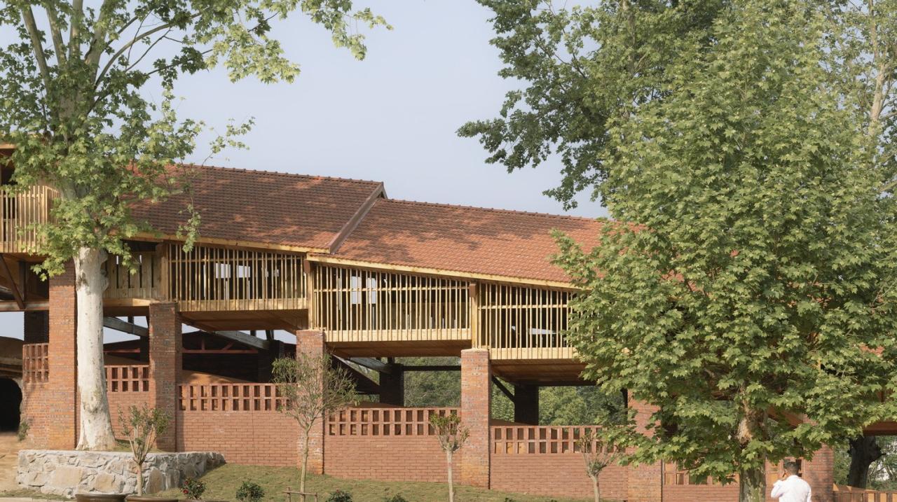 BIM建筑|安徽潜山痘姆龙窑及非遗客厅 / 灰空间建筑事务所