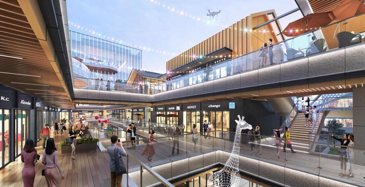 BIM建筑|山水之城·泰汶城市广场 / 简和建筑