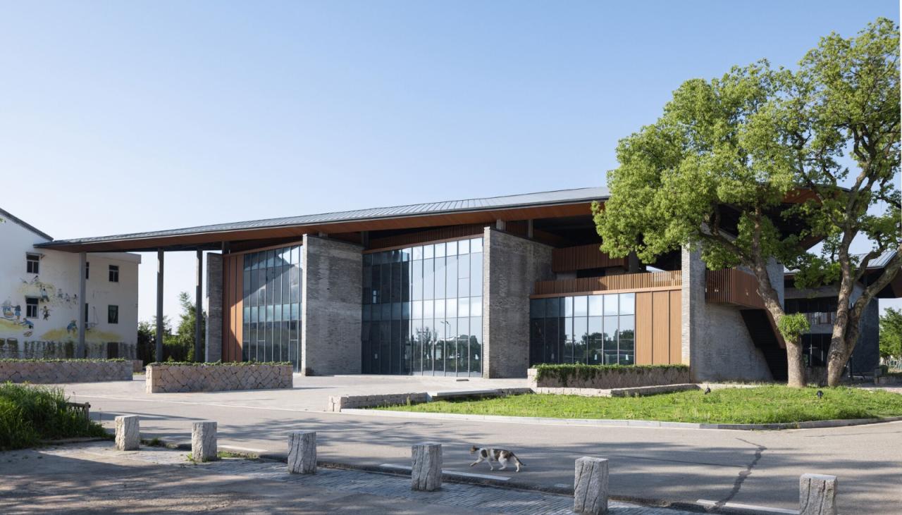 BIM建筑|台州路廊驿站 / 园舍建筑景观