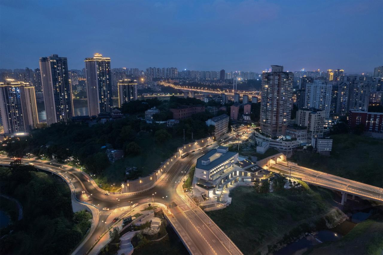 BIM建筑|磁器口服务中心 / 重庆悦集建筑设计