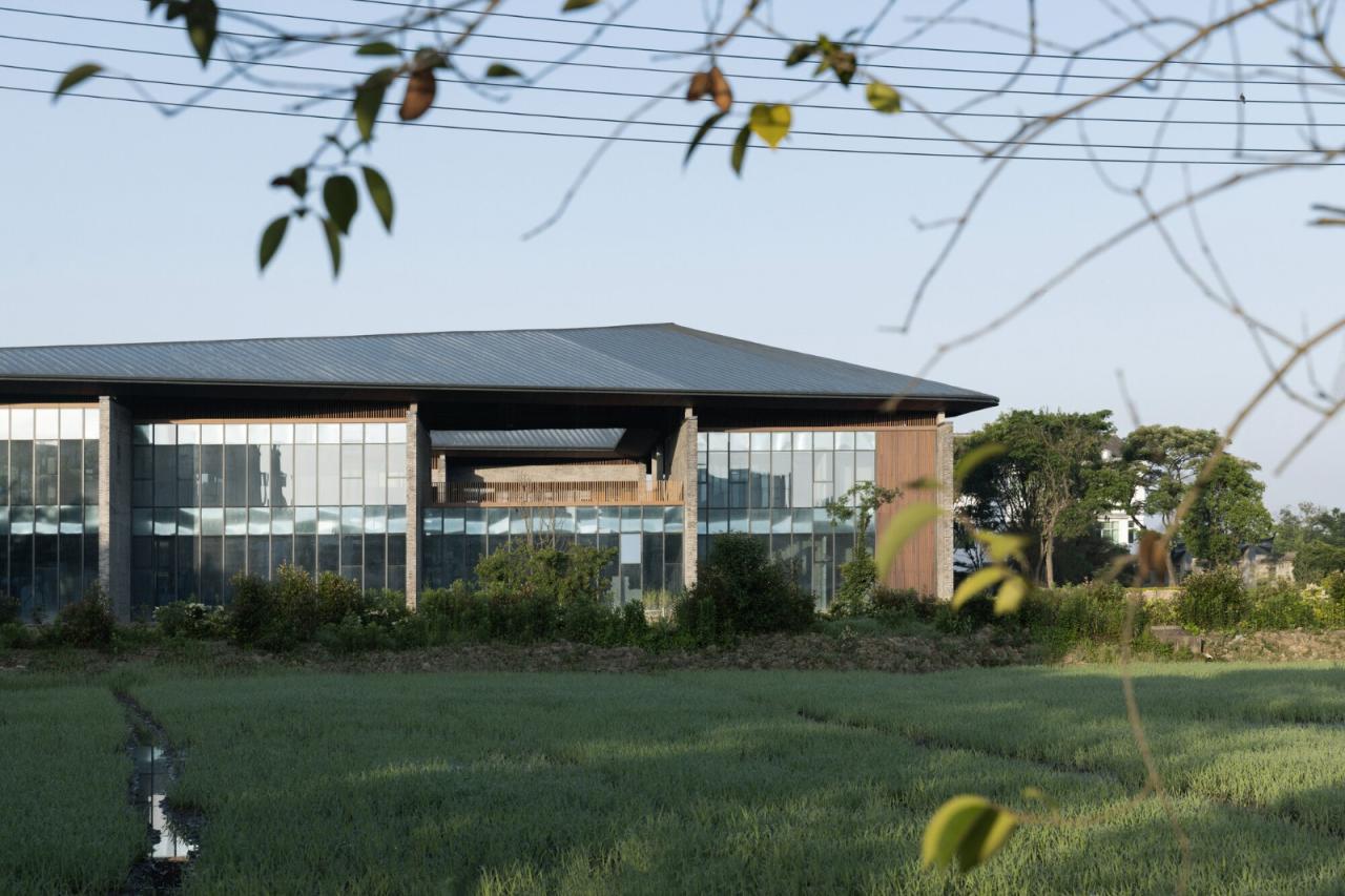 BIM建筑|台州路廊驿站 / 园舍建筑景观